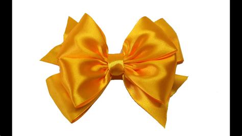 Do It Yourself How To Make Easy Bow Of Satin Ribbon Diy Beauty And