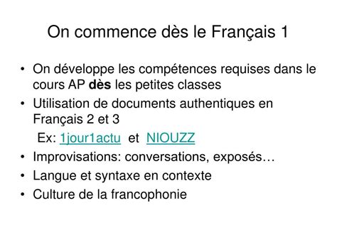 Ppt Le Nouvel Examen Ap Fran Ais Langue Et Culture Le Nouveau