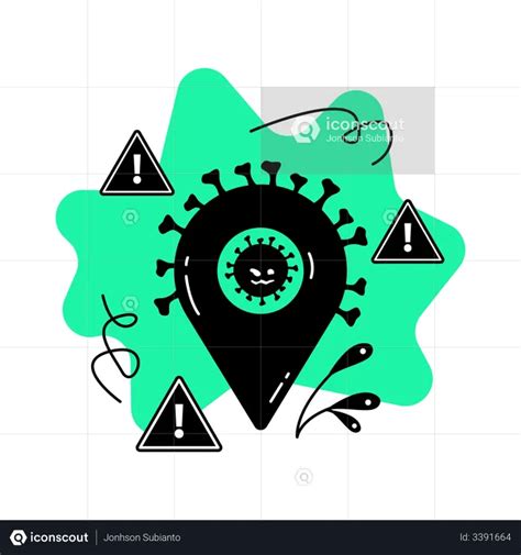 containment zone illustration   healthcare medical