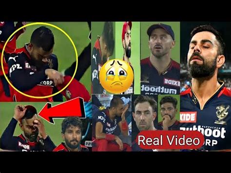 Virat Kohli And Rcb Players Crying Indressing Room After Knockout From