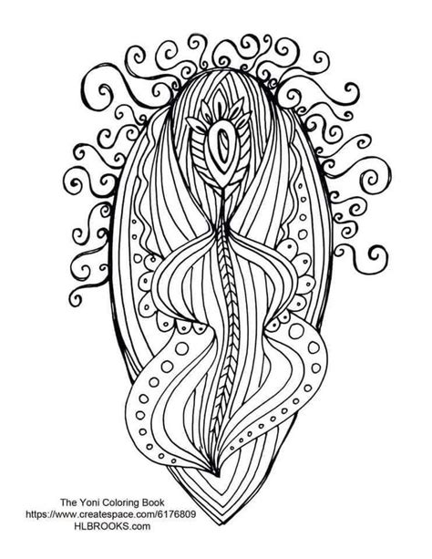 Pin By Pamela Odette On Para Colorear Sacred Feminine Art Cool Coloring Pages Coloring Books