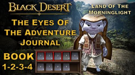 Bdo The Eyes Of Adventure Journal Book Youtube