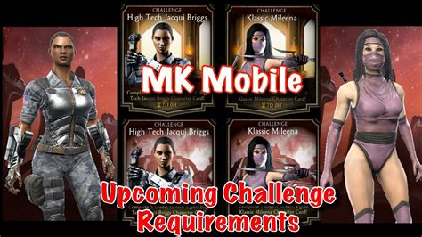 Mortal Kombat Mobile Upcoming Challenge Requirements High Tech Jacqui