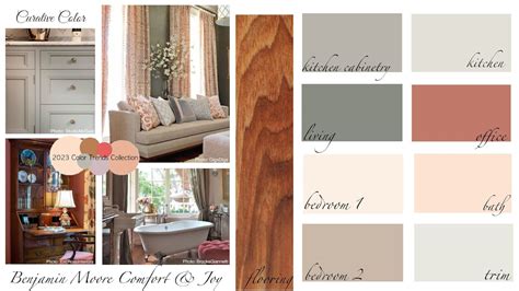 Comfort Joy Benjamin Moore Interior Paint Color Palette Trends