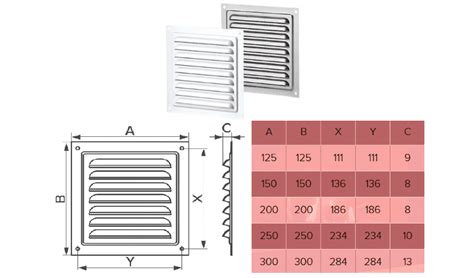 Вентиляционная решетка накладная штампованная металлическая | Рэдвент