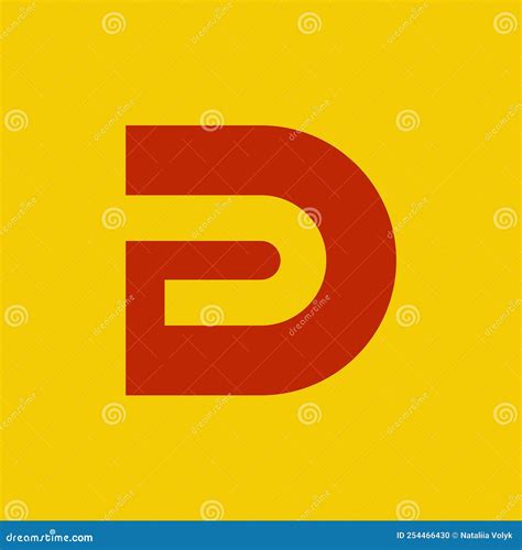 Letter D Logo Or Icon Design Stock Vector Illustration Of Concept