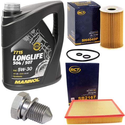 Engineoil 5W30 5 Liters Oil Filter Oildrainplug Airfilter Buy Onl 38 95