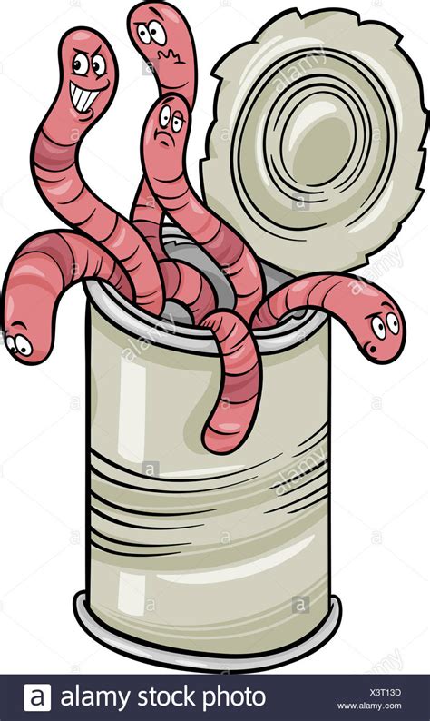 Can Of Worms Cartoon