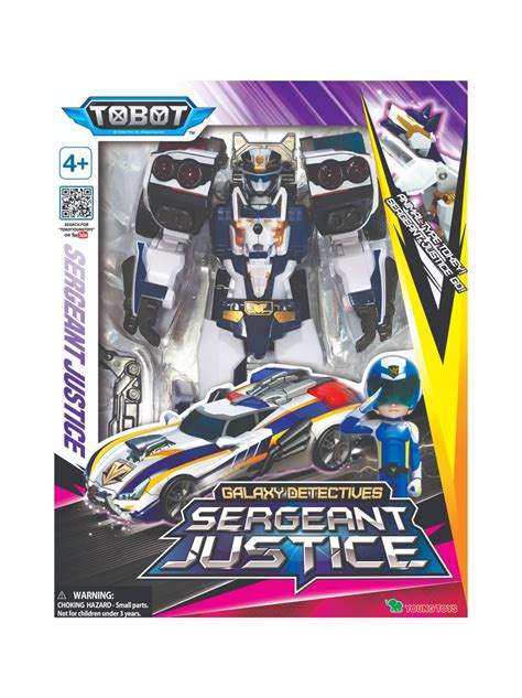 Tobot Galaxy Detectives Muunneltava Robotti Sergeant Justice 23 Cm