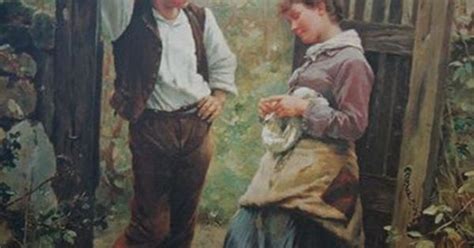 Daniel Ridgway Knight American Artist 1839 1924 Rural Courtship