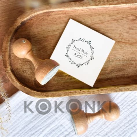 Stempel Drewniany Anabu Hand Made Wz R Kokonki Motki Ombre