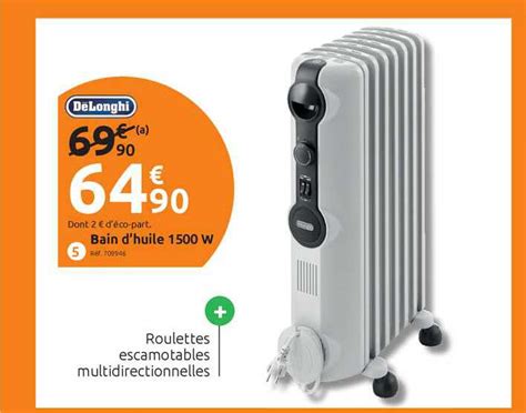 Promo Bain D Huile W Delonghi Chez Mr Bricolage Icatalogue Fr