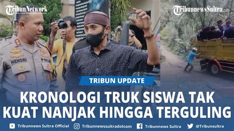 Kronologi Dari Viralnya Mobil Truk Rombongan Siswa Tak Kuat Menanjak