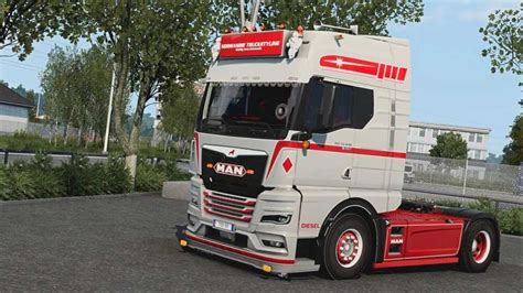 Man Tgx 2020 Grey Red Skin 1 48 Ets2 Ets2 Ats Mod