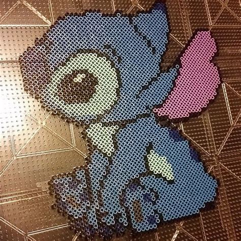 Disney Stitch Perler Beads By Mrsjennyg Perler Bead Disney Perler