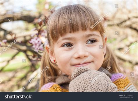 Happy Cute Girl Outdoor Stock Photo 277376672 Shutterstock