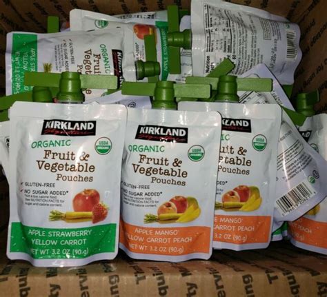 Kirkland Organic Fruit And Vegetable Pouches Property Real Estate