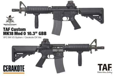 【taf 現貨】vfc Colt Mk18 Mod 0 103吋gbb氣動槍m16a1下槍身cerakote烤漆 露天市集 全