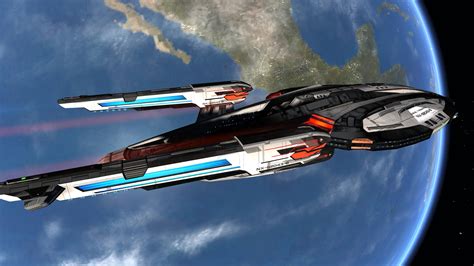 U.S.S. Yamato on its way to spacedock : r/sto