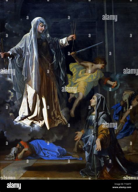 Saint Frances Of Rome 1657 Nicolas Poussin Hi Res Stock Photography And