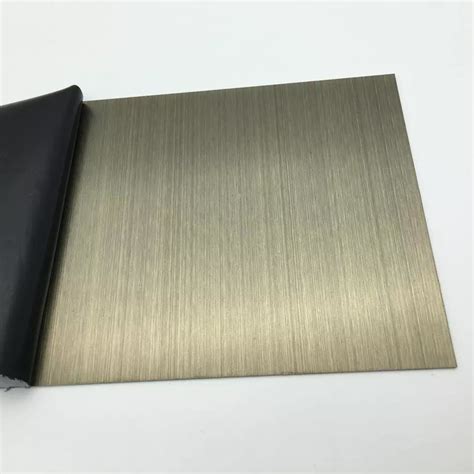 PVD Color Coating Antique Bronze Color 304 Stainless Steel Sheet With