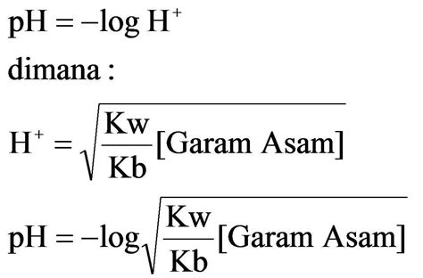 Cara Menghitung Ph Larutan Asam Kuat Dan Asam Lemah Panduan Kimia Riset