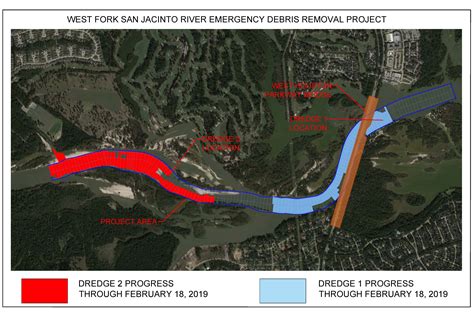 West Fork San Jacinto Emergency Dredging Reaches Halfway Point