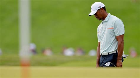 Tiger Woods Stumbles At Us Open 2013 At Merion