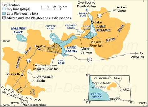 Mojave River Map