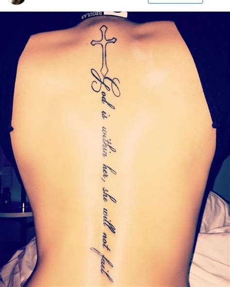 55 Unique And Meaningful Quote Tattoo Ideas For Women Spine Tattoos