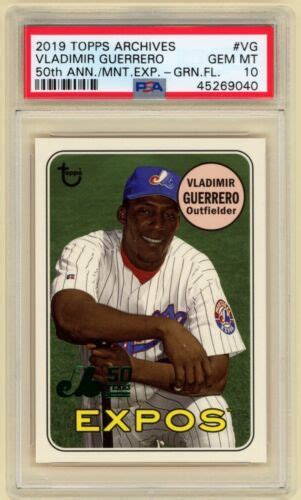 2019 Topps Archives 50th Montreal Expos Vladimir Guerrero Sr 99