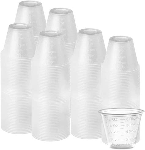 Dimes Oz Plastic Medicine Cups Bulk Pack Of For Epoxy Mixing