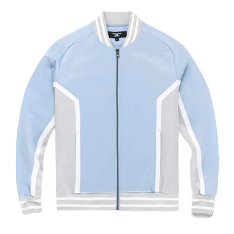 Jordan Craig Track Trivarti Jacket Skygrey Jbrooks Menswear