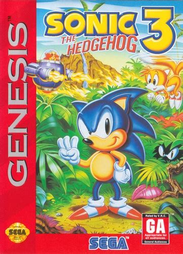 Sonic The Hedgehog 3 Sega Genesis