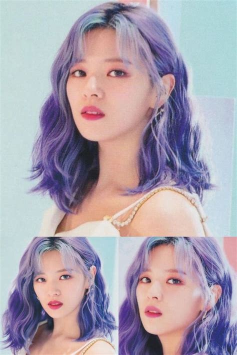 Jungyeon S Blue And Purple Hair Color Idea In Kpop Hair Color