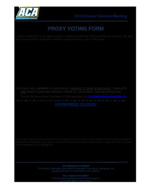 Fillable Online Proxy Voting Form Alberta Cheerleading Association