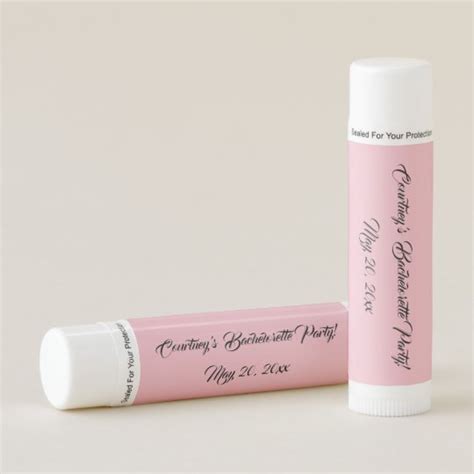 Personalized Lip Balms