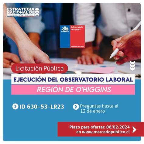 Seremi del Trabajo invita a participar en licitación pública del