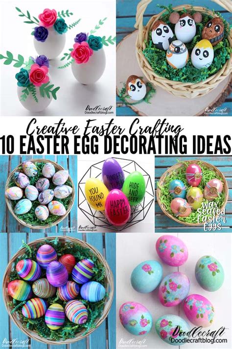 10 Creative Easter Egg Decorating Ideas!