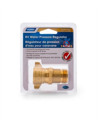 Camco Durable Brass Rv Water Pressure Regulator 1 Ct Ralphs