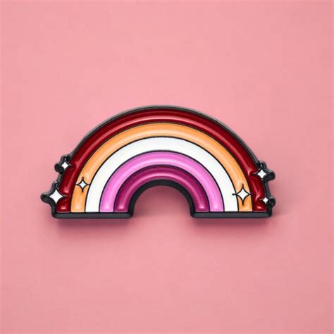 Lesbian Pins LGBT Flag Pin, Pride Festival Queer LGBTQIA, Accessories ...