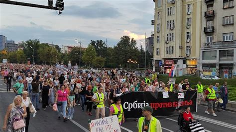 Oslobo Enje Srbija I Politika Dvadeset I Prvi Protest Srbija Protiv