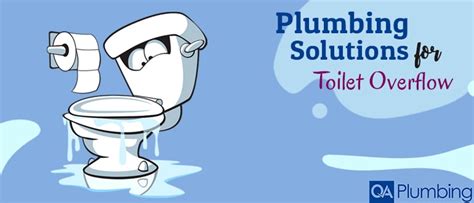 Plumbing Solutions for Overflowing Toilet - QA Plumbing