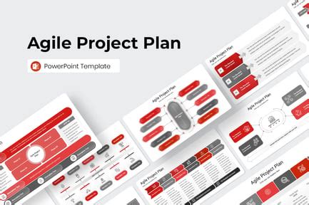 Agile Project Plan PowerPoint Template Incl. models & effective - Envato