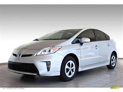 Classic Silver Metallic 2013 Toyota Prius Three Hybrid Exterior Photo