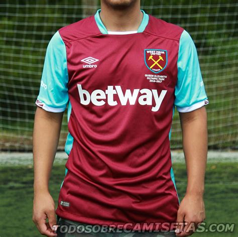 Review West Ham 2016 17 Umbro Home Kit Todo Sobre Camisetas