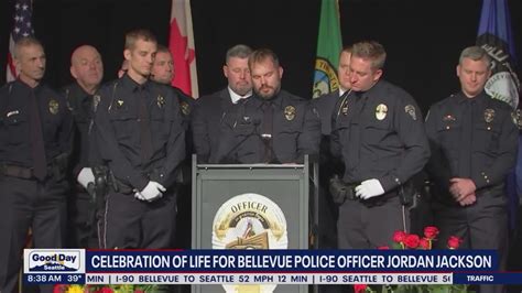 Celebration Of Life For Bellevue Police Officer Jordan Jackson Fox 13