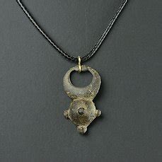 Celtic Bronze Druid Moon Amulet Pendant 1 Catawiki