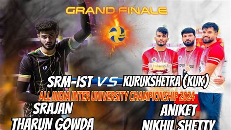 Set1 SRM Vs Kurukshetra University Final Volleyball Match All India