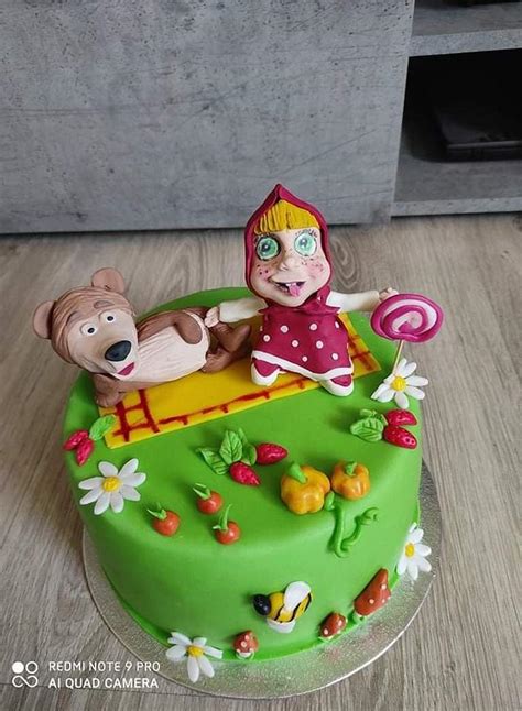 Masha And The Bear Decorated Cake By Stanka Cakesdecor